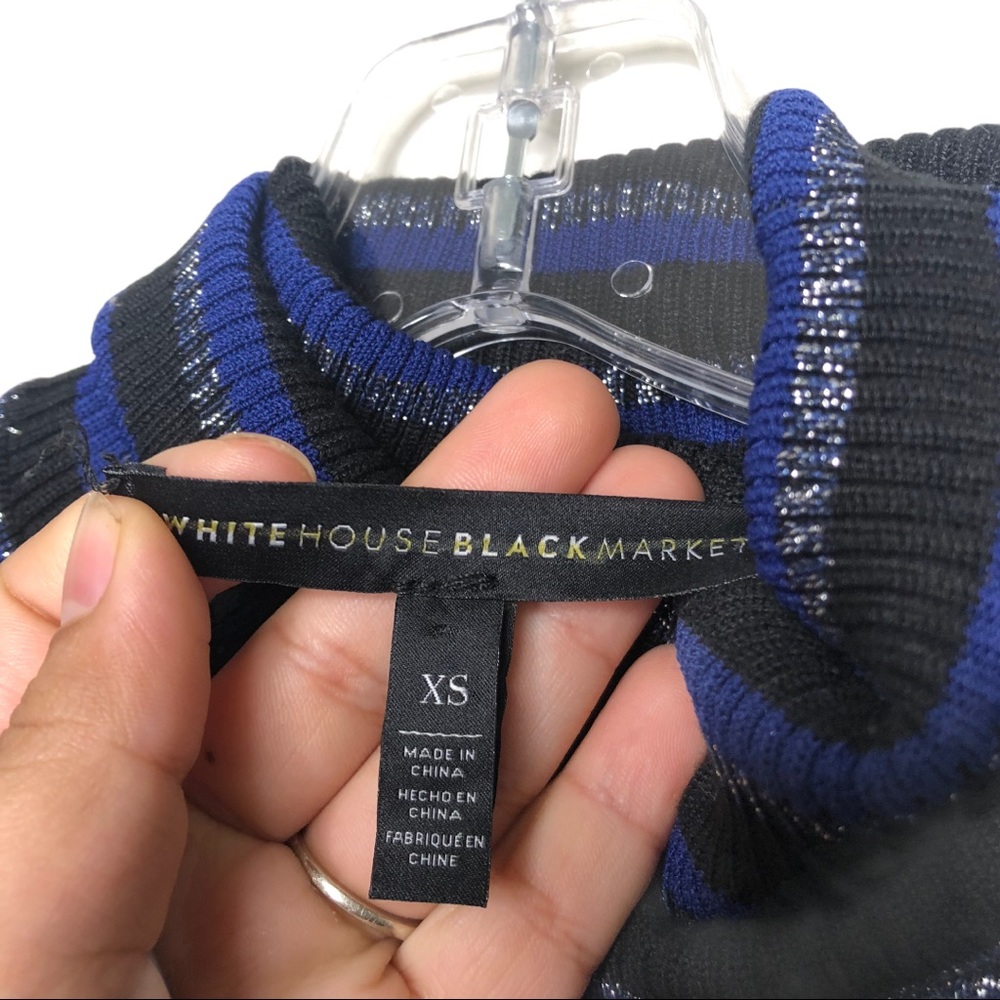 White House Black Market Long Sleeve Sweater Dress - Picture 5 of 11